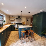 Hand painted kitchen in Yeovil