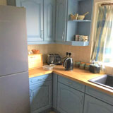 Hand painted kitchen in Somerset