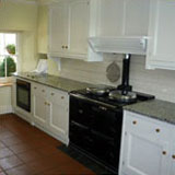 Hand painted kitchen in Cornwall